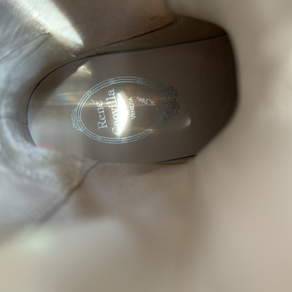 RENE CAOVILLA BOOTS WHITE IVORY WOMENS SIZE 35 5 - Picture 14 of 17